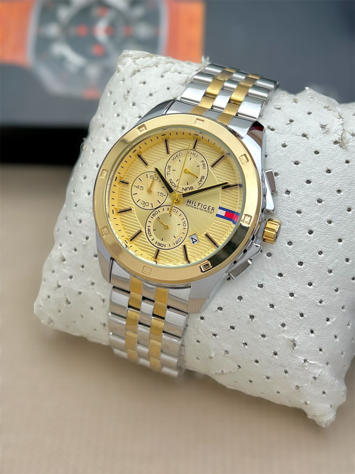 Tommy Hilfiger Bank Multifunction Watch.