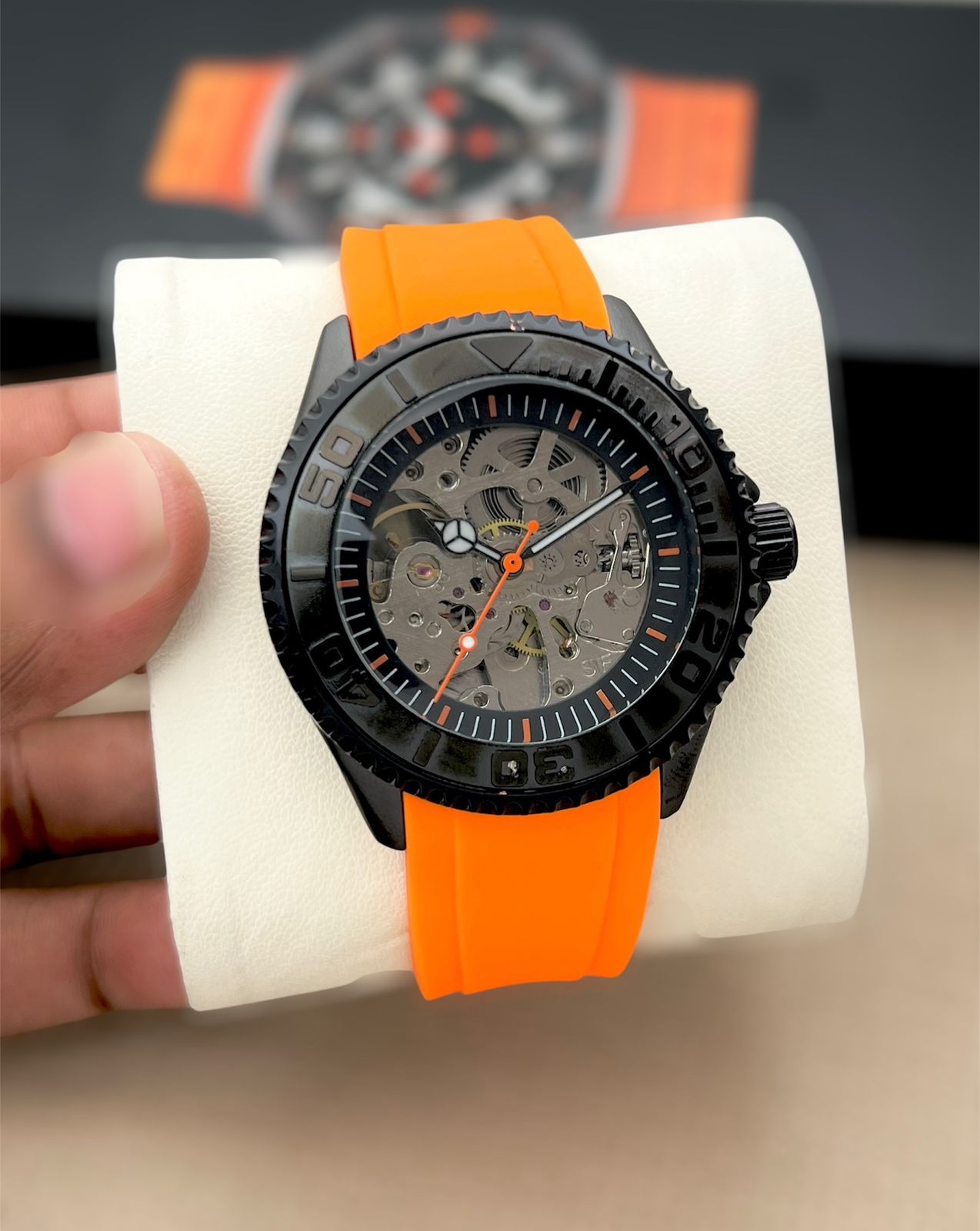 Seiko Analoge sillicon belt
