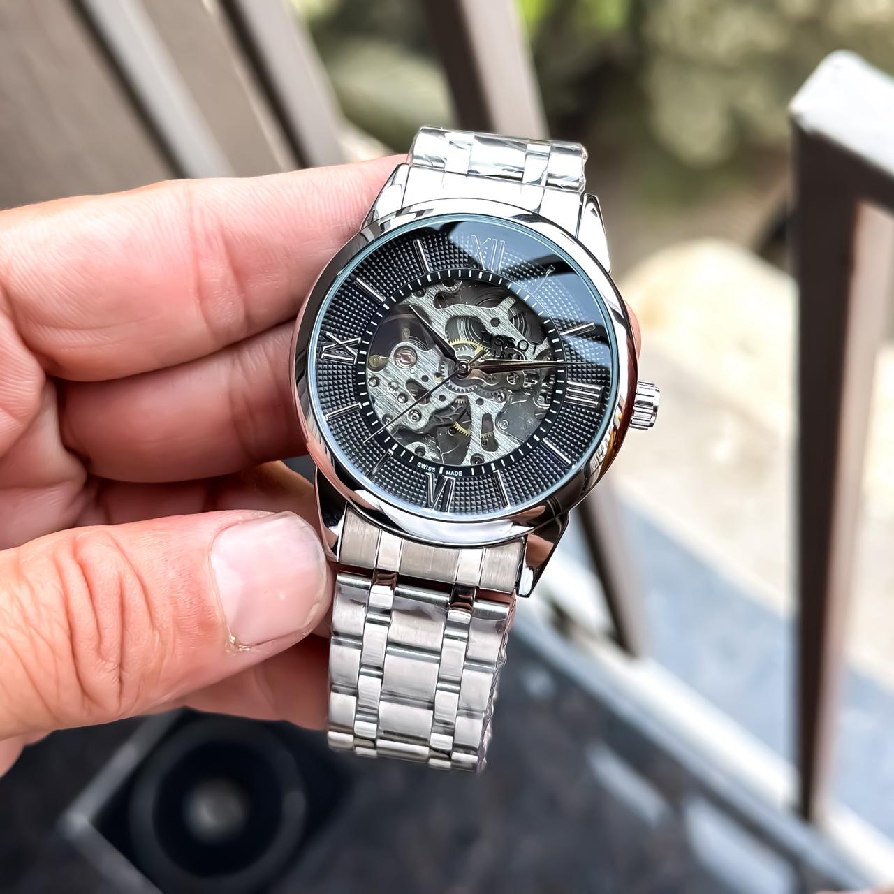 Tissot Auto Silver Black